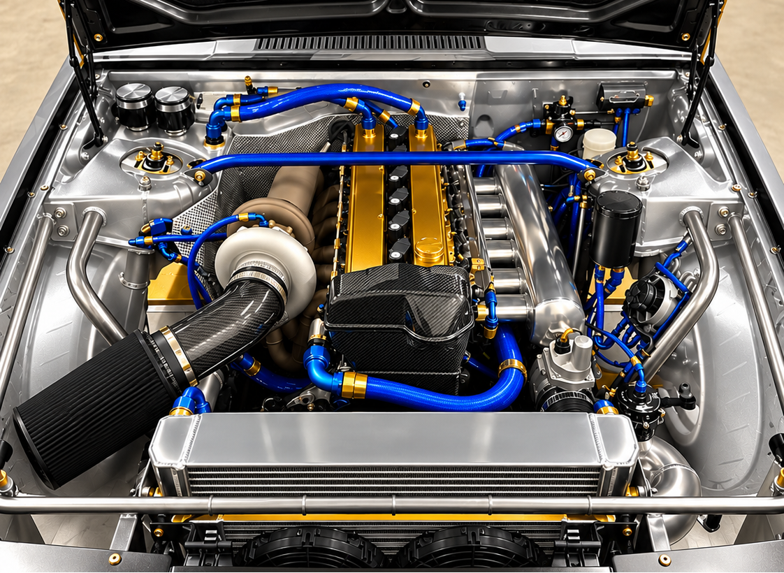 VOLVO P120 — AMAZON Motor Toyota 2JZ propuesto para Volvo P120 AVIMYR EVOLUTION MAFIA